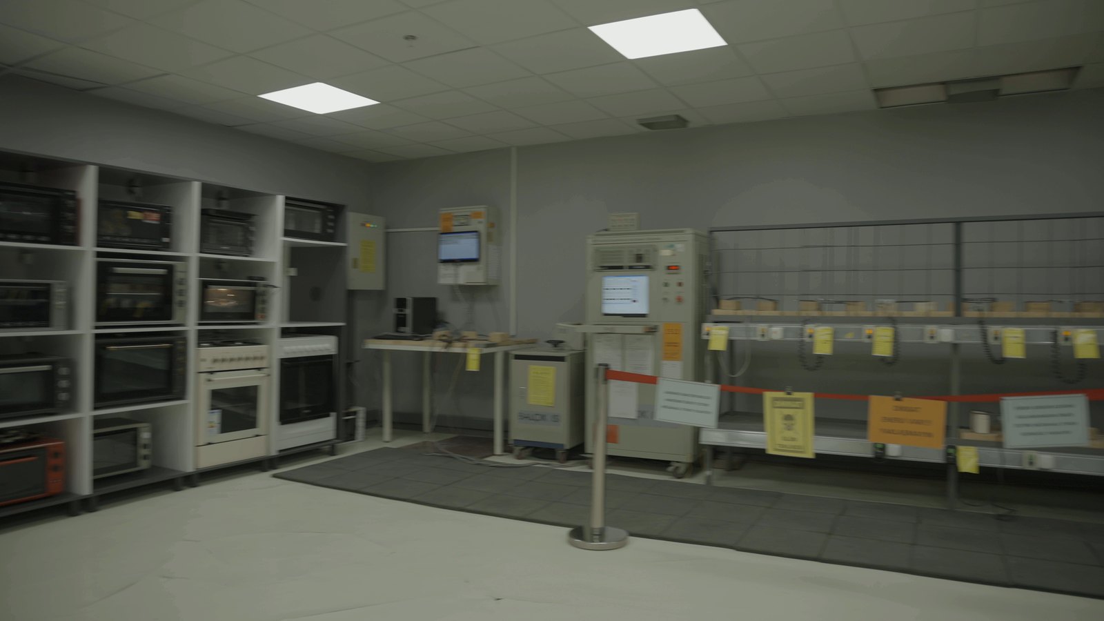 Oven test benches in the Balçık validation laboratory