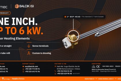 New from Tormec: 1″ BSP boiler heating elements up to 6 kW